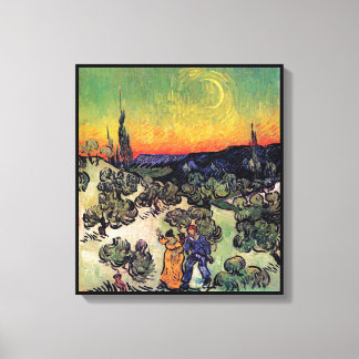 Vincent Van Gogh - Paisaje con Pareja Arte Fino