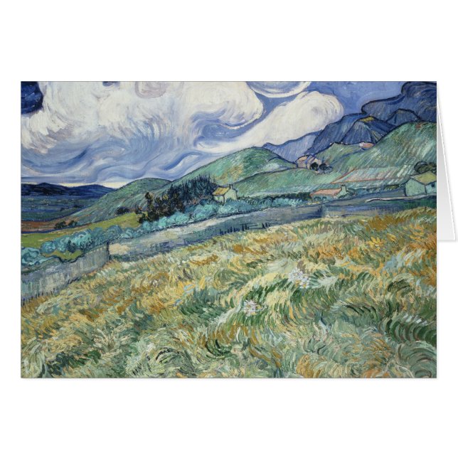 Vincent van Gogh - Paisaje desde Saint-Remy (Anverso (Horizontal))