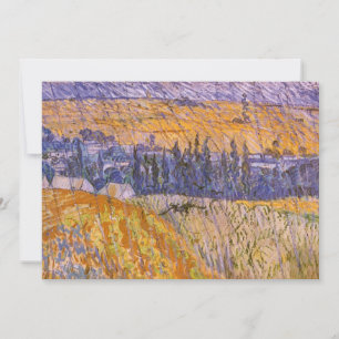 Vincent van Gogh - Paisaje en Auvers bajo la lluvi