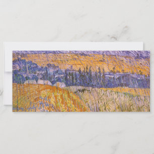 Vincent van Gogh - Paisaje en Auvers bajo la lluvi