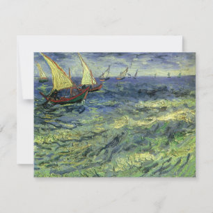 Vincent van Gogh - Paisaje marino en Saintes Marie