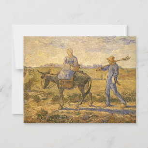 Vincent van Gogh - Pareja de campesinos yendo al t