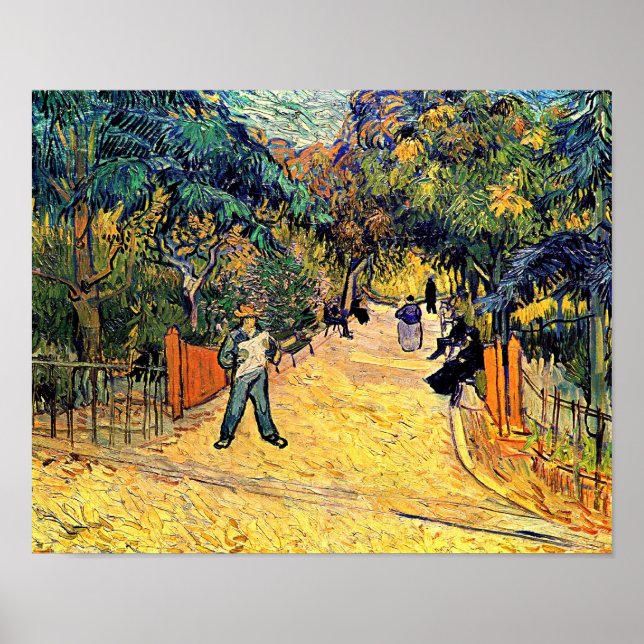 Vincent Van Gogh - Parque público en el Bella Arte (Frente)