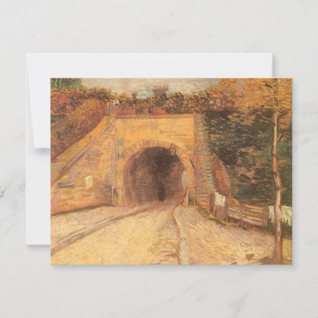 Vincent van Gogh - Paso inferior en la carretera,  (Anverso)