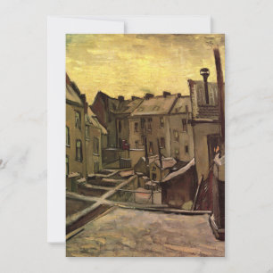 Vincent van Gogh, patios traseros de Casas Antigua