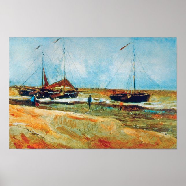 Vincent Van Gogh - Playa en Scheveningen Arte Fino (Frente)