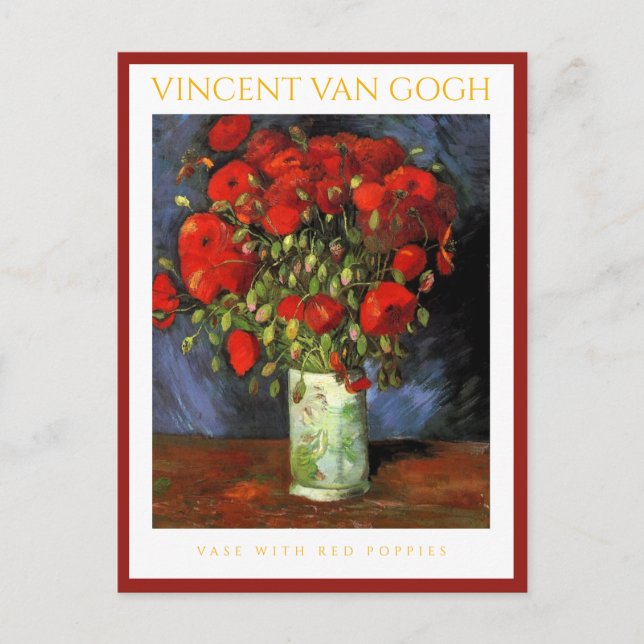 VINCENT VAN GOGH ... POSTAL (Anverso)