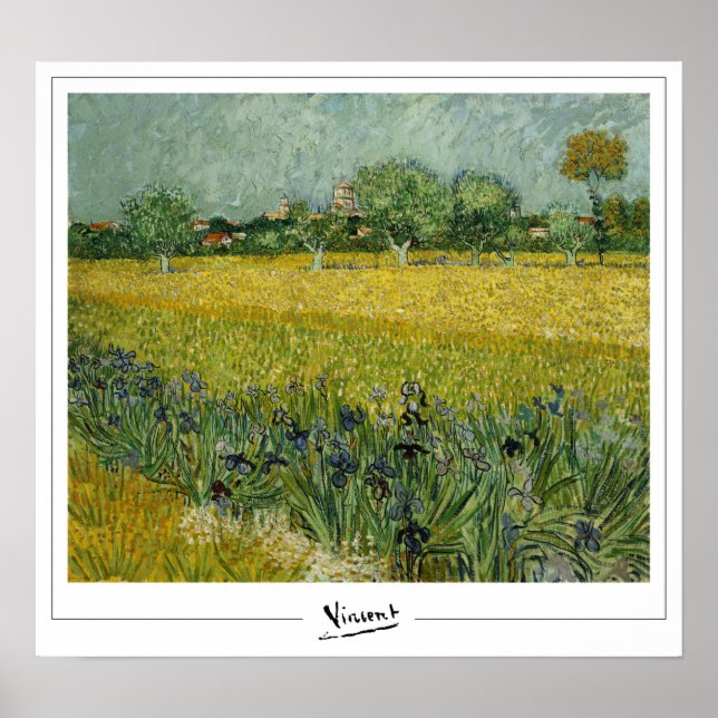 Vincent Van Gogh Póster de Arte de Zedign #46-3 (Frente)