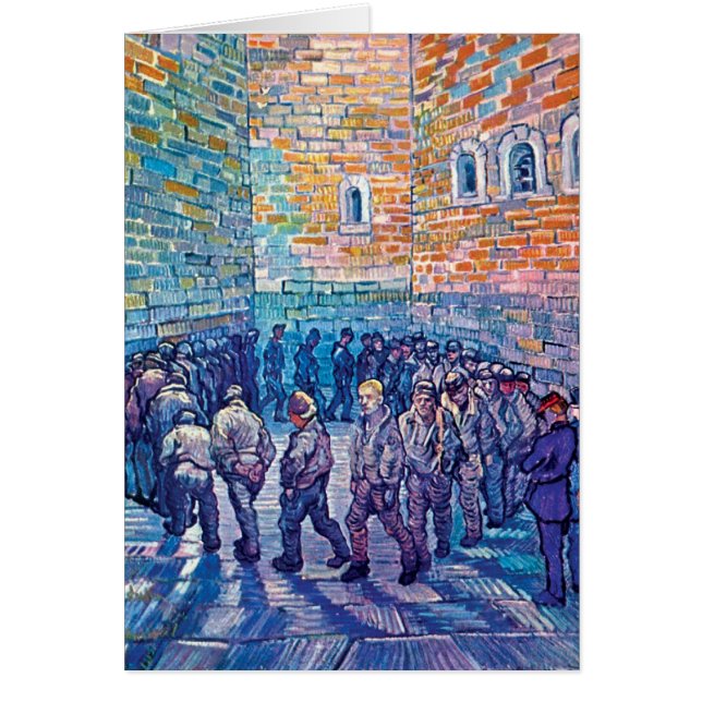 Vincent Van Gogh - Prisioneros dando la vuelta (Frente)