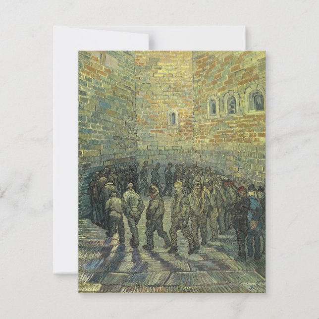 Vincent van Gogh - Prisioneros ejercitándose (Anverso)