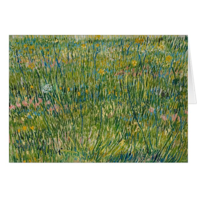 Vincent van Gogh - remiendo de la hierba (Anverso (Horizontal))