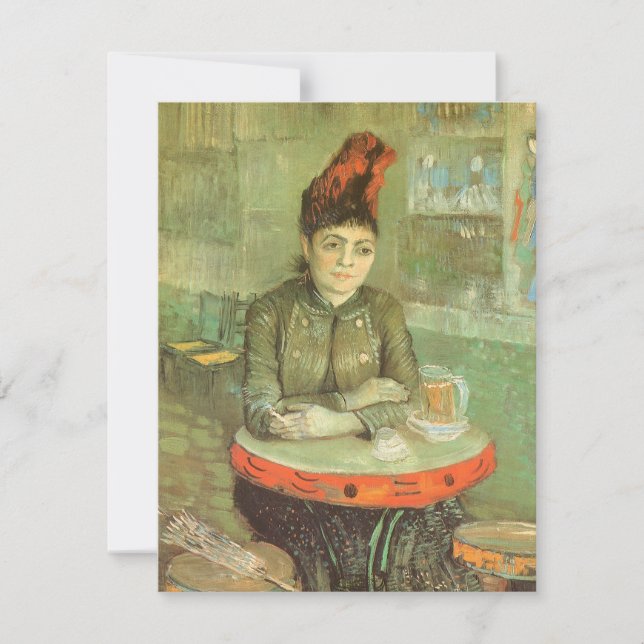 Vincent van Gogh - Retrato de Agostina Segatori (Anverso)