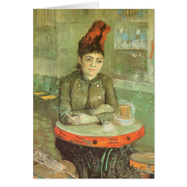 Vincent van Gogh - Retrato de Agostina Segatori (Frente)