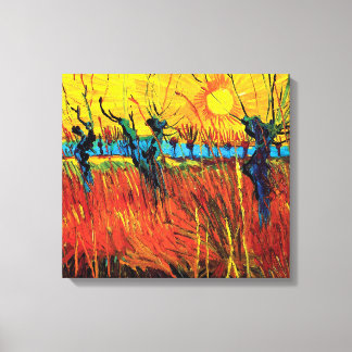 Vincent Van Gogh - Sauces al Atardecer Arte Fino