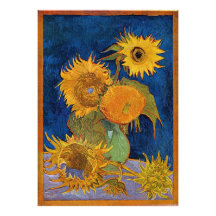 Vincent Van Gogh Seis Sunflowers Foto Ampliación