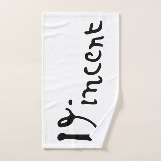 Vincent Van Gogh Signature (Toalla de mano)