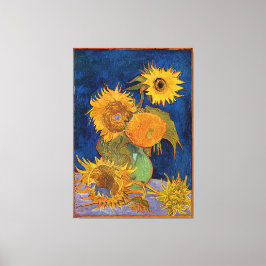Vincent Van Gogh Six Sunflowers Lienzo Envuelto
