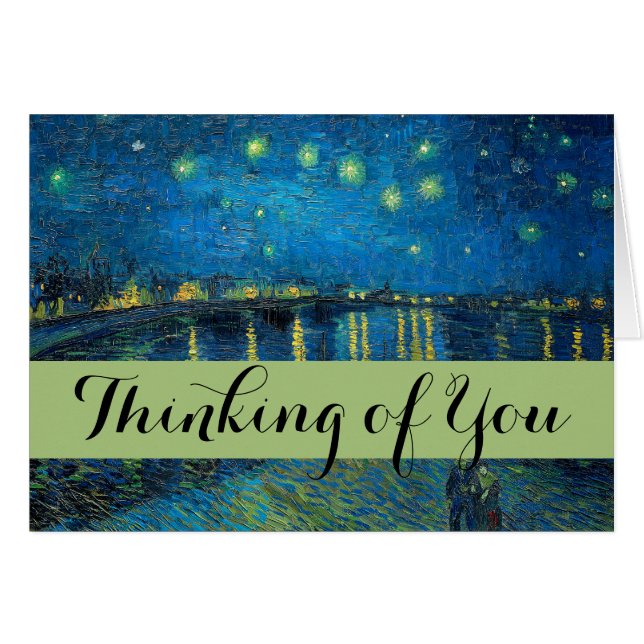 Vincent Van Gogh Starry Night Over the Rhone (Anverso (Horizontal))