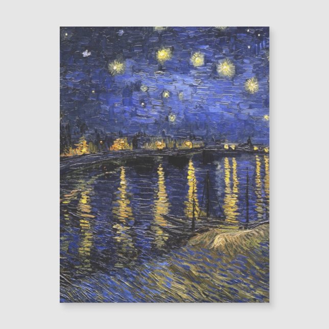 Vincent Van Gogh Starry Night Sobre El Ródano (Anverso)