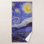 Vincent Van Gogh Starry Night Vintage Bella Artes<br><div class="desc">Vincent van Gogh Starry Night Bella Artes Painting Starry Night es un cuadro del artista holandés post-impresionista Vincent van Gogh. El cielo azul nocturno está lleno de nubes, estrellas y una luna creciente brillante. La noche estrellada es la única noche de la serie de vistas desde la ventana de su...</div>