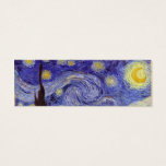 Vincent Van Gogh Starry Night Vintage Bella Artes<br><div class="desc">Vincent van Gogh Starry Night Bella Artes Painting Starry Night es un cuadro del artista holandés post-impresionista Vincent van Gogh. El cielo azul nocturno está lleno de nubes, estrellas y una luna creciente brillante. La noche estrellada es la única noche de la serie de vistas desde la ventana de su...</div>