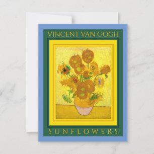 VINCENT VAN GOGH ...SUS FLORES... Postal