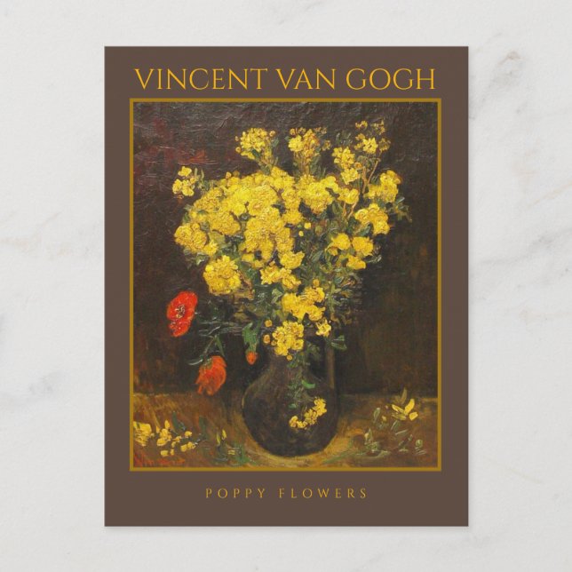 VINCENT VAN GOGH ... TARJETA POSTAL (Anverso)