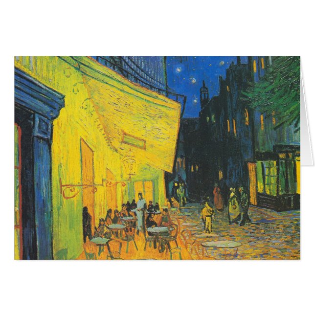 Vincent Van Gogh Terraza del Café de Noche (Anverso (Horizontal))