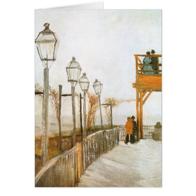 Vincent van Gogh - Terraza y zona de observación (Frente)