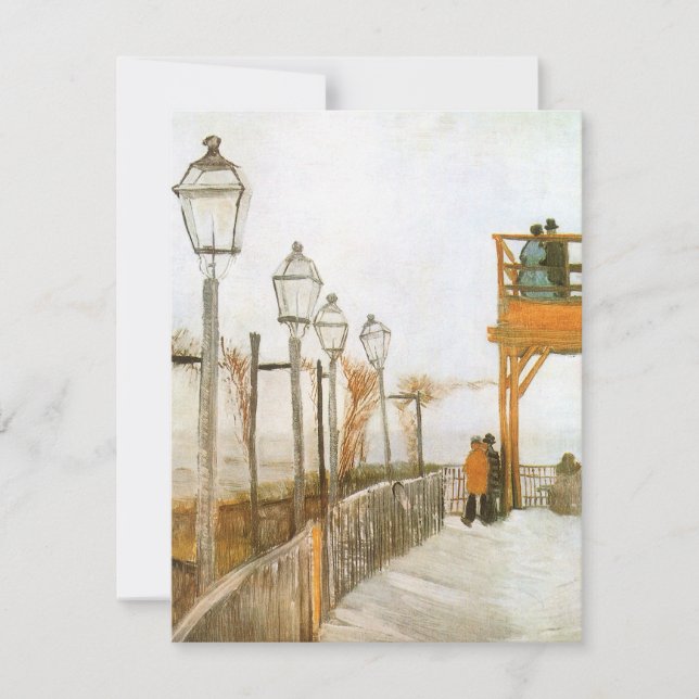 Vincent van Gogh - Terraza y zona de observación (Anverso)