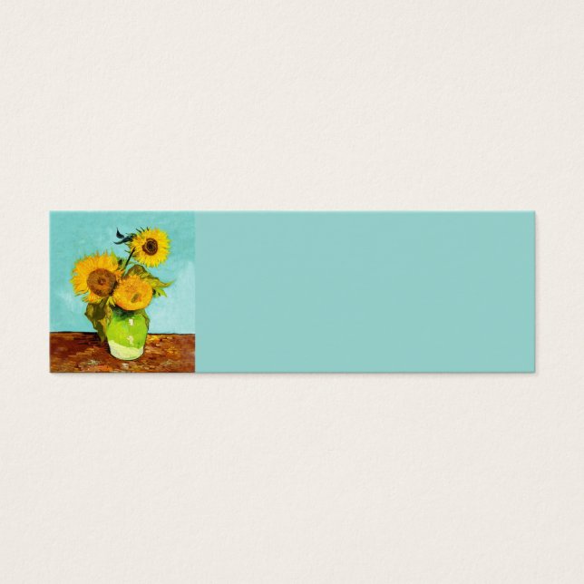 Vincent Van Gogh Tres Girasoles En Una Vara (Frente)