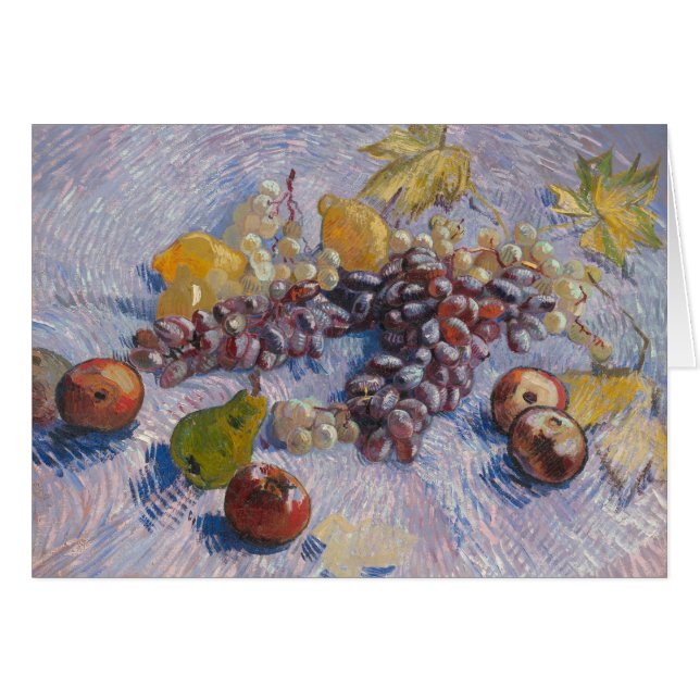 Vincent van Gogh - Uvas, Lemones, Peras, (Anverso (Horizontal))