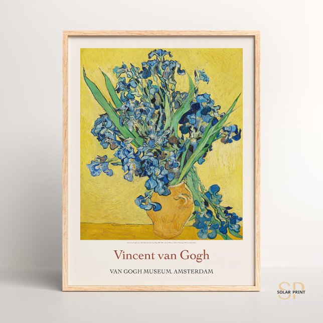 Vincent van Gogh Vase con arte amarillo irlandés (Subido por el creador)