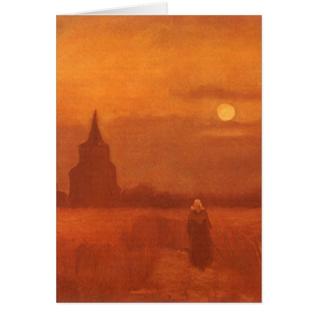 Vincent van Gogh - Vieja torre en los campos (Frente)
