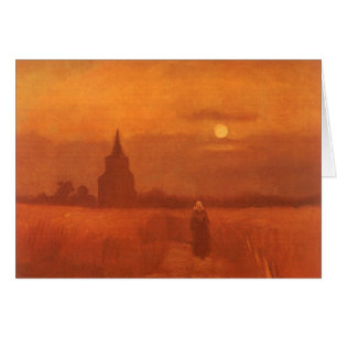 Vincent van Gogh - Vieja torre en los campos
