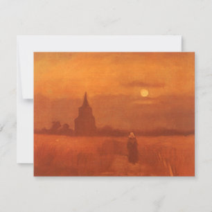 Vincent van Gogh - Vieja torre en los campos