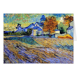 Vincent Van Gogh - Vista del asilo y capilla