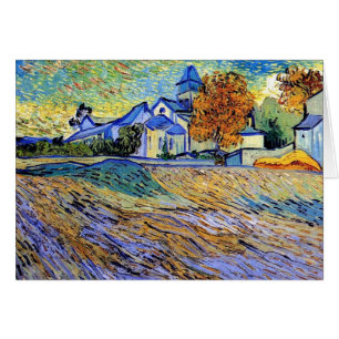 Vincent Van Gogh - Vista del asilo y capilla