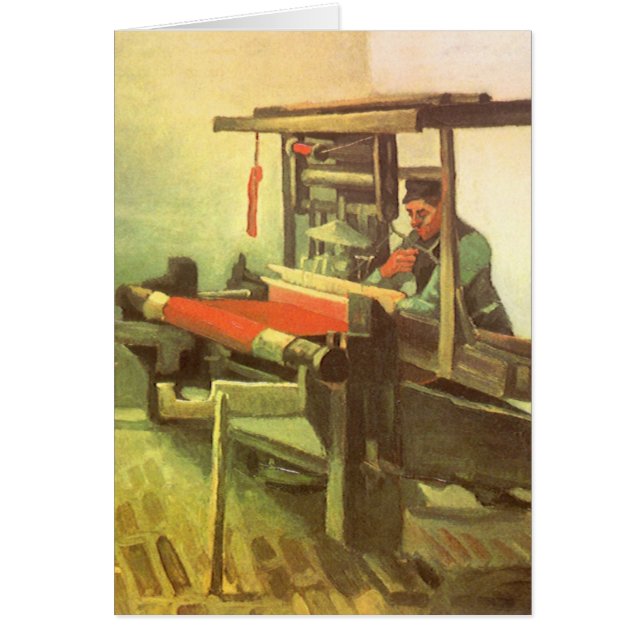 Vincent van Gogh Weaver Frente a la Rueda Giratori (Frente)