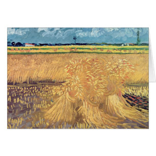 Vincent van Gogh   Wheatfield with Sheaves, 1888