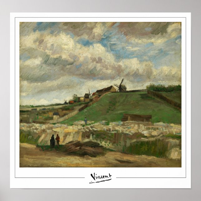 Vincent Van Gogh Zedign cartel de arte #28-2 (Frente)