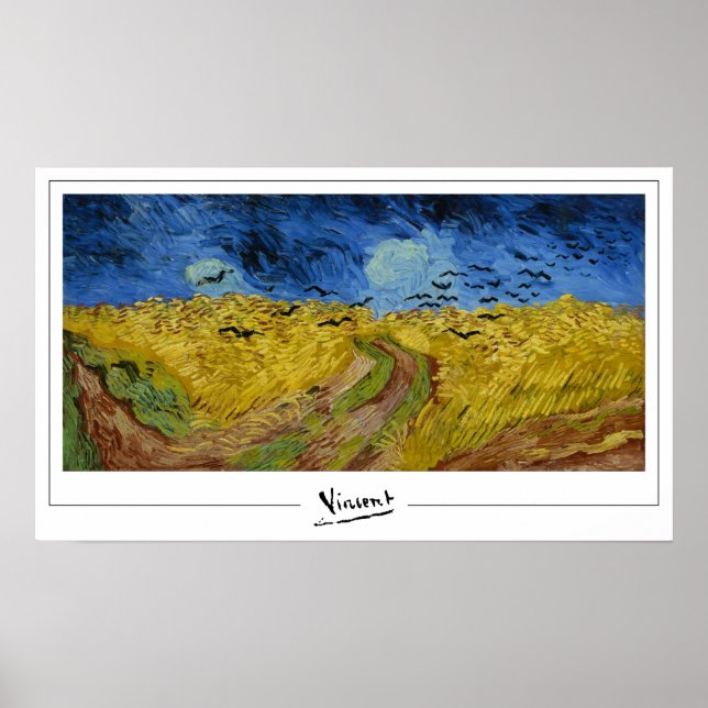 Vincent Van Gogh Zedign Poster de arte #11-3 (Frente)