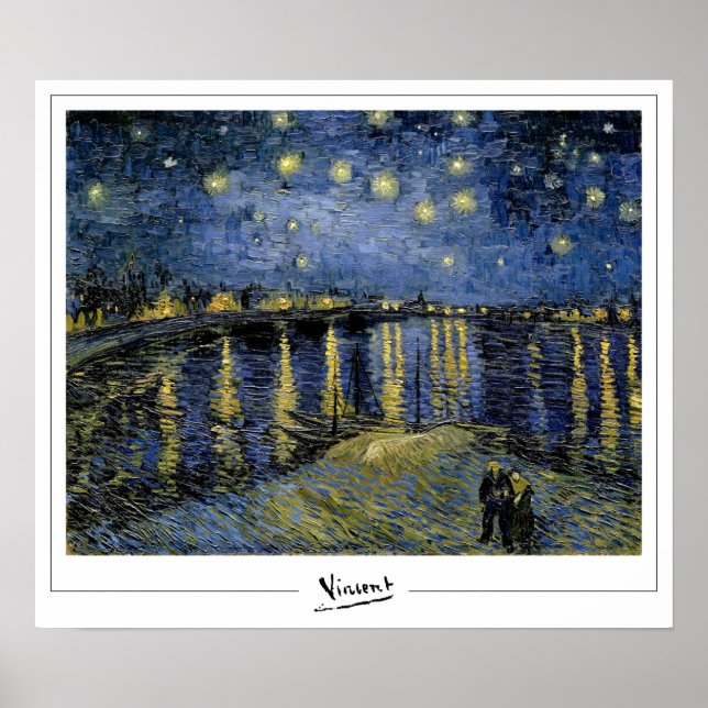 Vincent Van Gogh Zedign Poster de arte #16 (Frente)