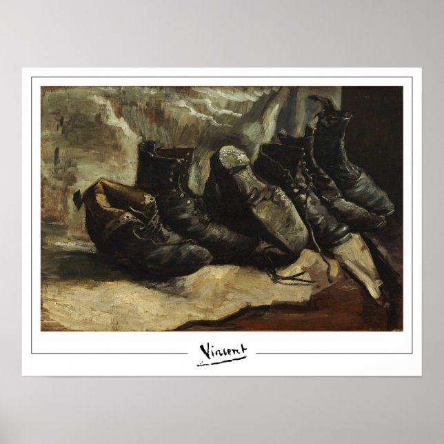 Vincent Van Gogh Zedign Poster de arte #17 (Frente)