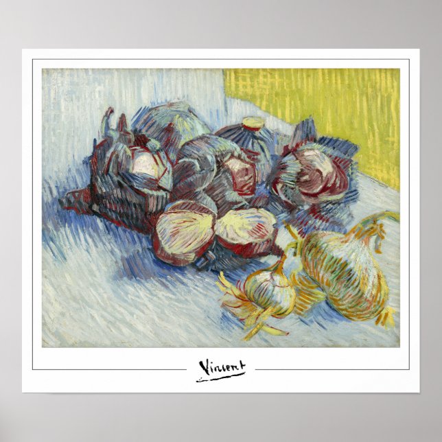 Vincent Van Gogh Zedign Poster de arte #18-2 (Frente)
