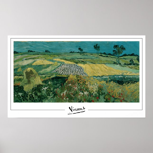Vincent Van Gogh Zedign Poster de arte #25-3 (Frente)