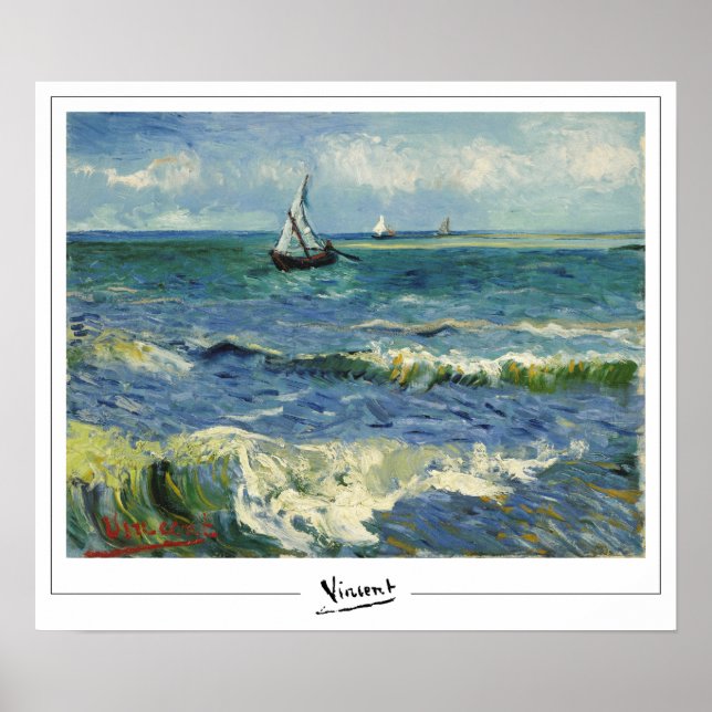 Vincent Van Gogh Zedign Poster de arte #32-3 (Frente)