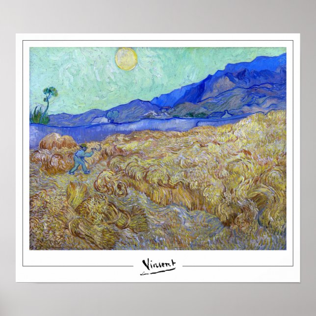 Vincent Van Gogh Zedign Poster de arte #34-2 (Frente)