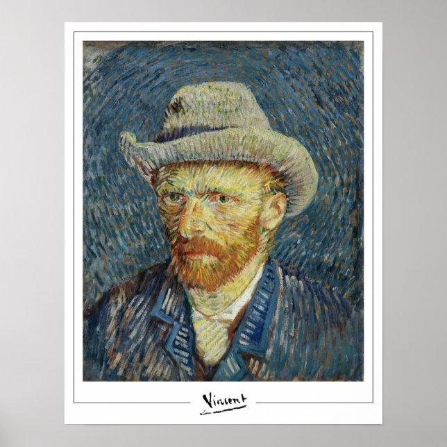 Vincent Van Gogh Zedign Poster de arte #36 (Frente)