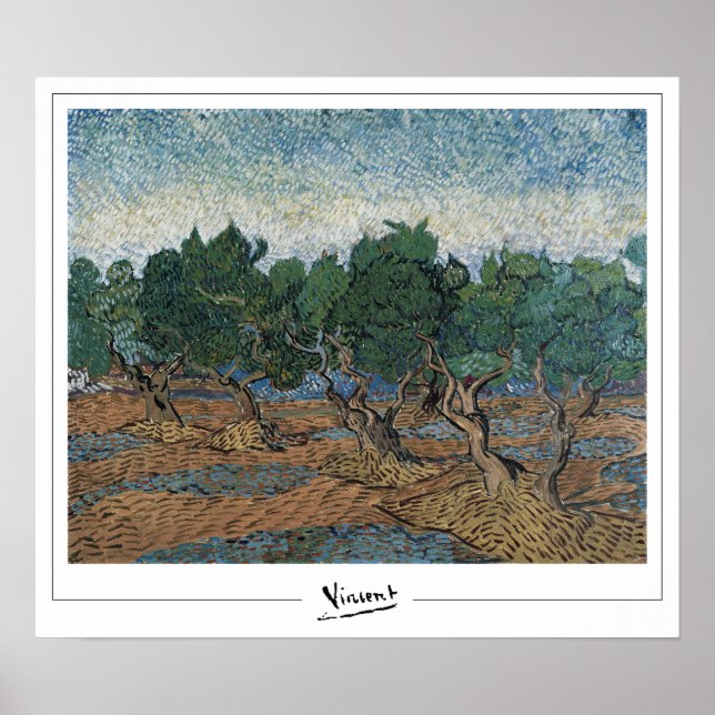 Vincent Van Gogh Zedign Poster de arte #42-2 (Frente)